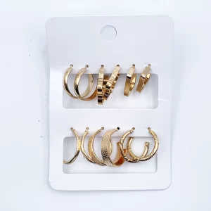 Arira Unique and dazzling 6 piece earrings combo set