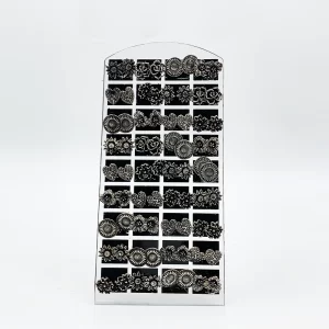 Arira oxidise earrings set of 12 pairs