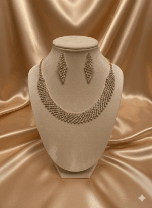 Arira fancy and elegant necklace and earring set