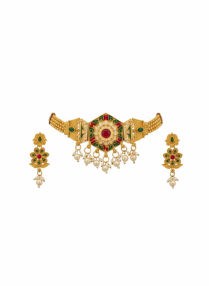 Arira Golden Choker Set
